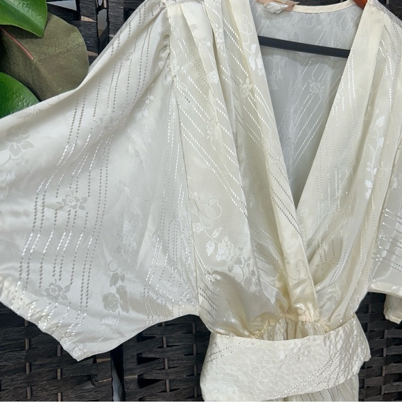 Vintage Nina Piccalino stretch waist jumpsuit floral pattern so: small - Picture 4 of 10